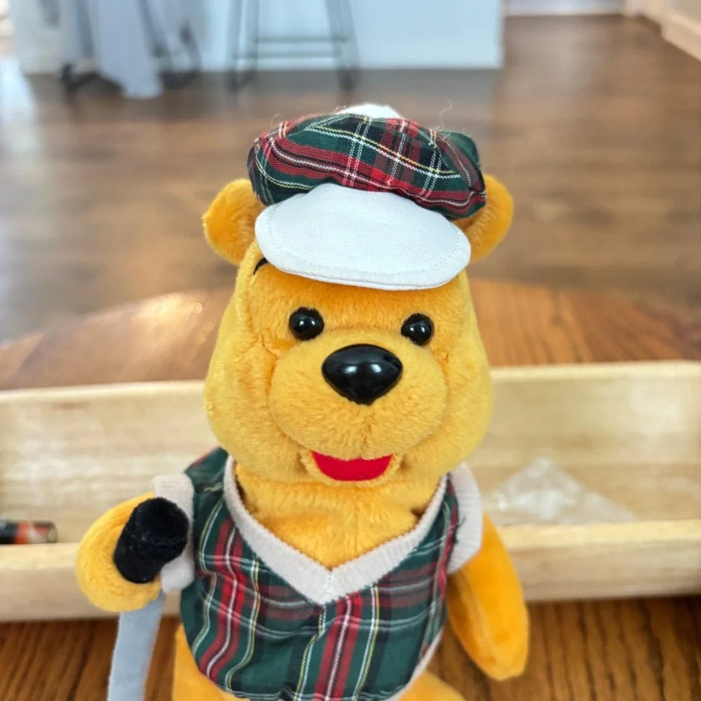 Disney Winnie the Pooh Golfer Plush 9 inch Walt Disney World